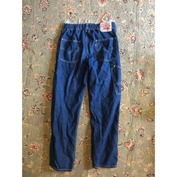 Levi's Free People Stay Loose Distressed Fringe Straight Leg Jeans, size 29 - Picture 5 of 5